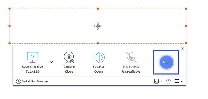 FVC Avvia registrazione