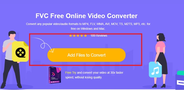 Adicionar arquivos para converter