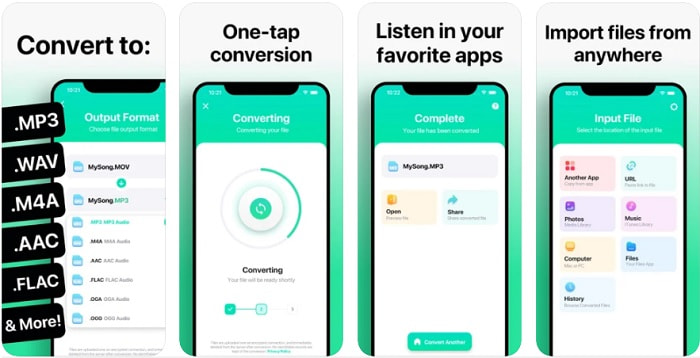 Convertor audio iOS