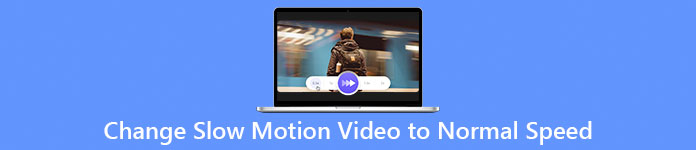 Skift slowmotion-video til normal hastighed