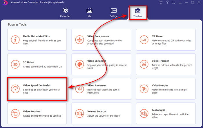 Encuentre el controlador de velocidad de video