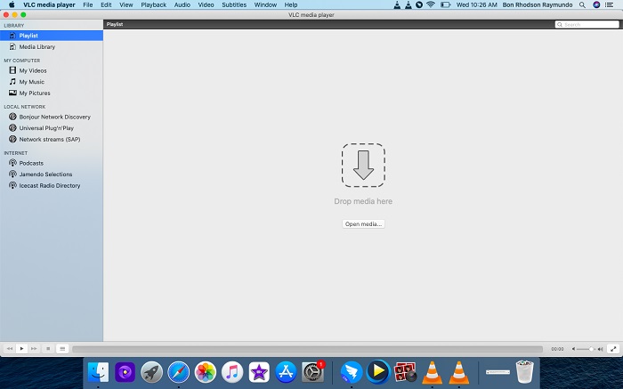 Åpne VLC Mac