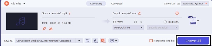 Start Conversion