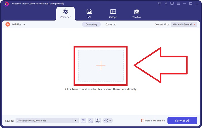 Adicione o arquivo para converter