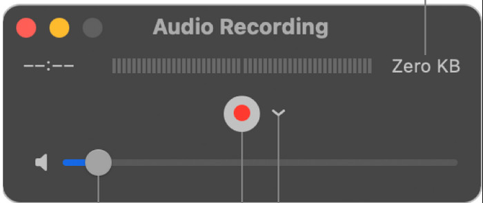 Registratore audio Quick Time