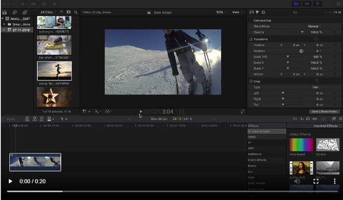 Slow Motion Final Cut Pro
