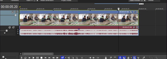 Sony Vegas ปรับความเร็ว