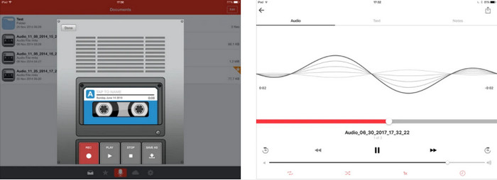 Grabadora de voz Editor de audio IOS