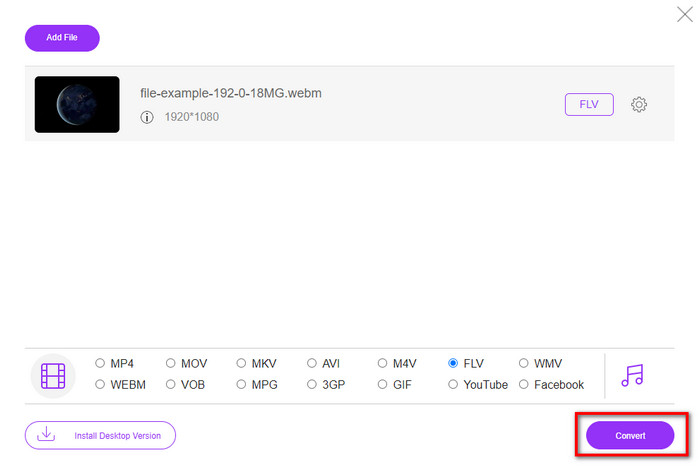 WEBM-bestand converteren