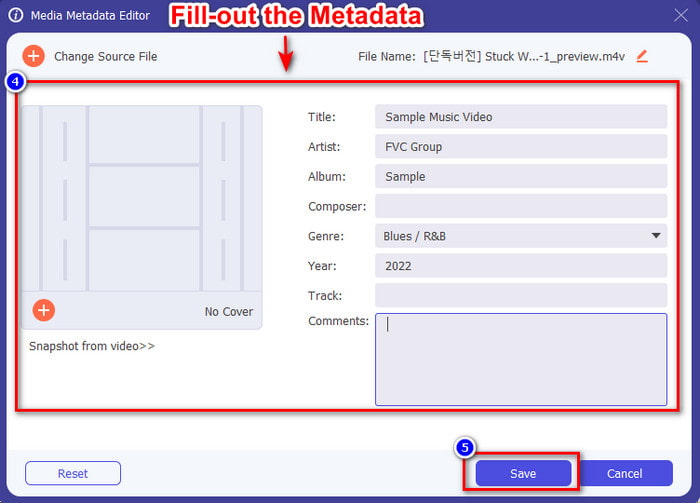 Video metadata