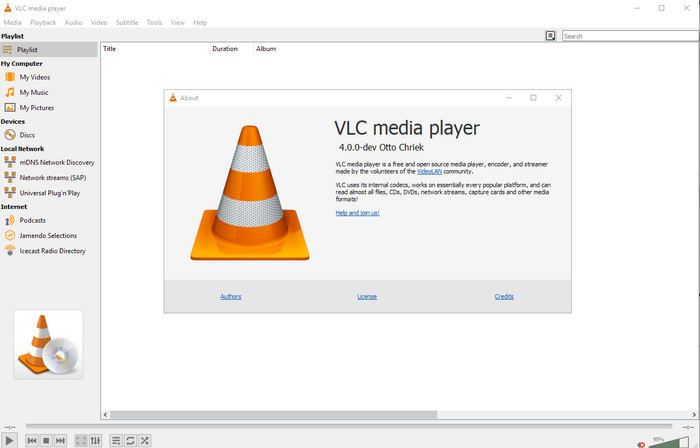 De VLC-speler