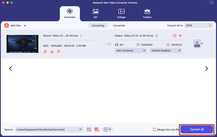 Converter para DIVX FVC