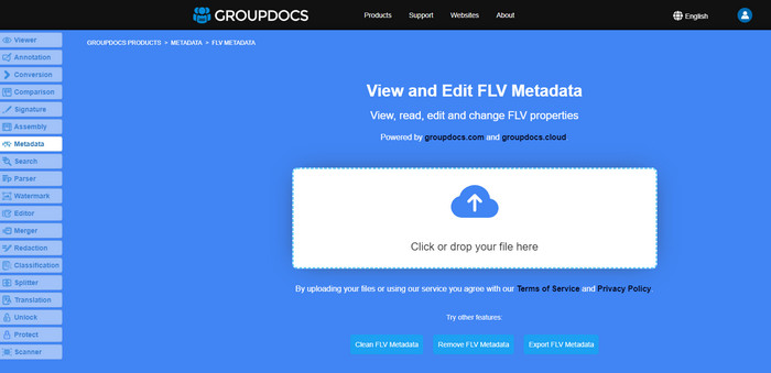 FLV Tag Editor Online