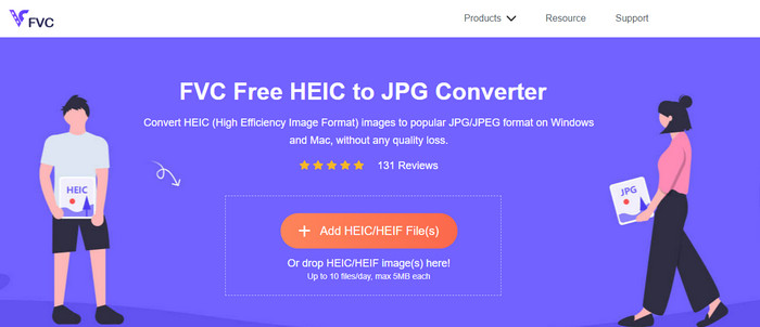 Convertidor HEIC gratuito en línea