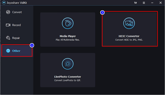 Otvorite HEIC Converter