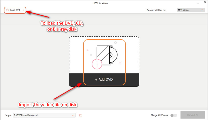 Load Disk and Upload Video