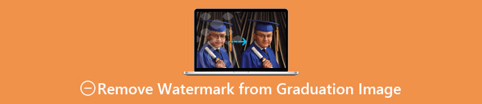 Remove Watermark from Graduation Picture