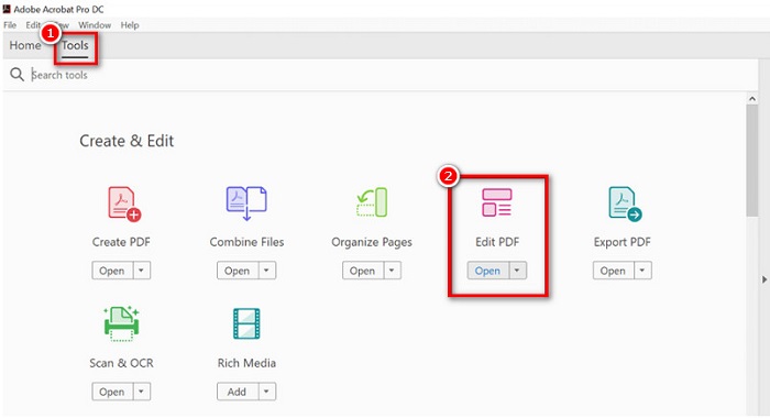 Instrumente Editați PDF