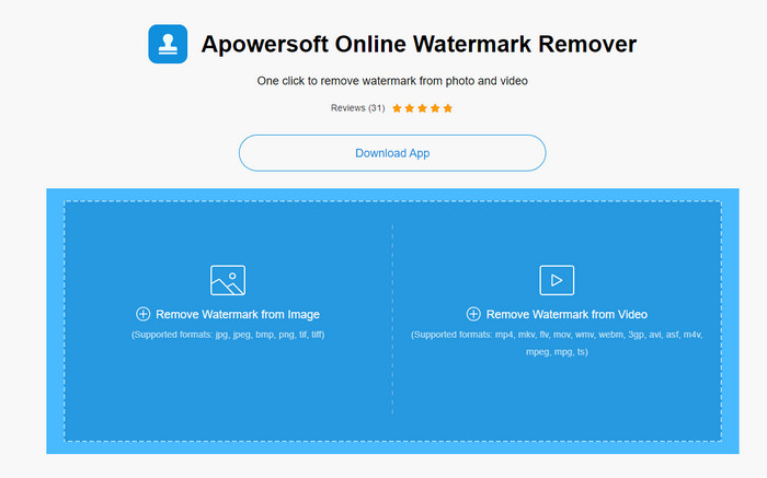 Apowersoft Online Watermerk Verwijderaar