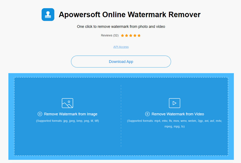 Apowersoft Odstraňovač vodoznaků Online FVC