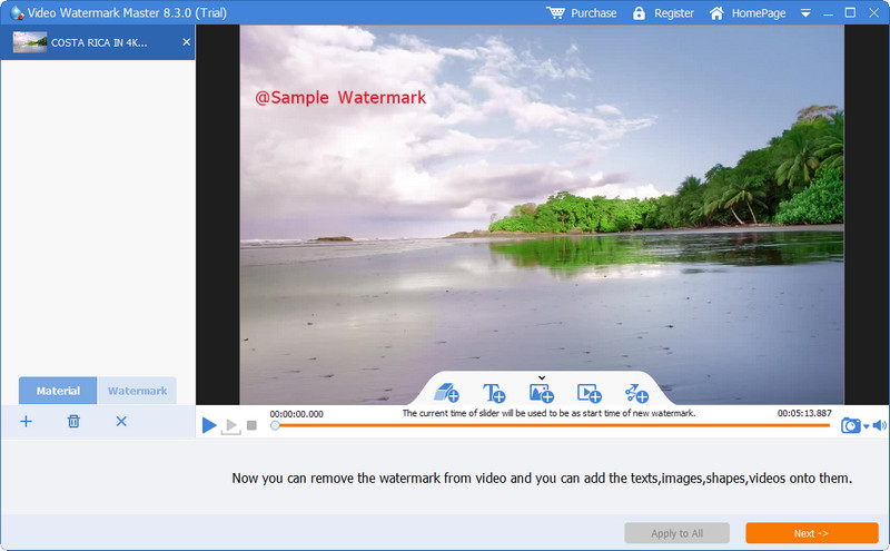 Gilisoft Video Watermark Remover