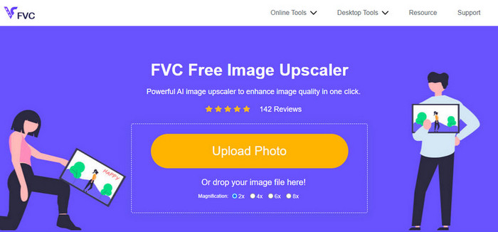 Upscaler de imagem gratuito FVC