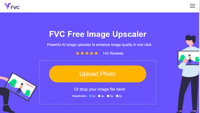 FVC ฟรี Image Upscaler