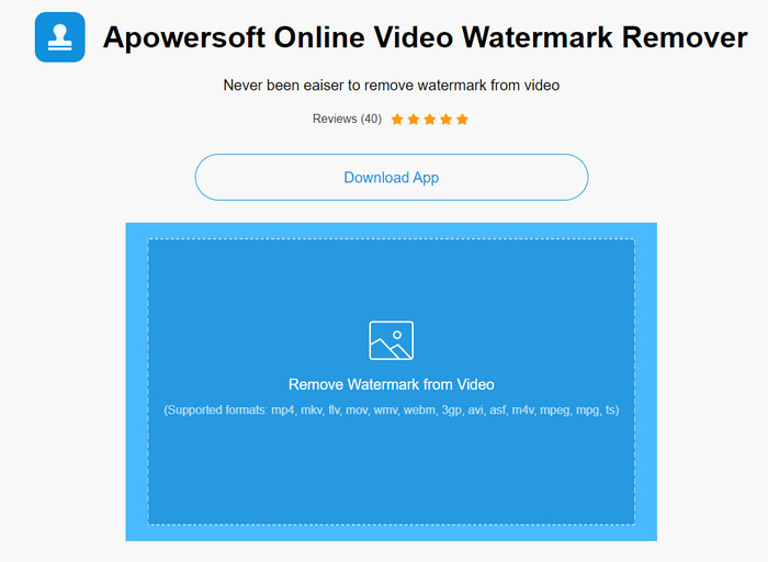 Apowersoft Wasserzeichen-Entferner online