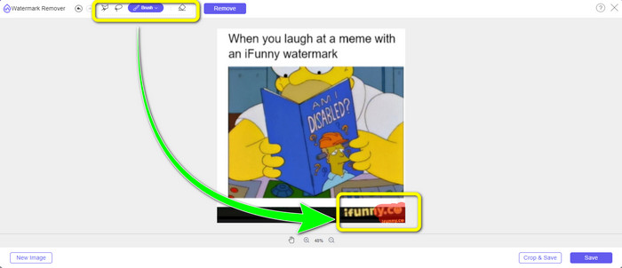 Επισημάνετε το iFunny Watermark