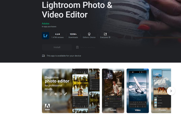 Lightroom 移动应用程序