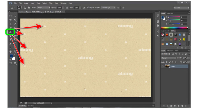 Photoshop Clone Stamp Tool