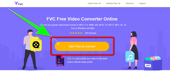 Click Add Files to Convert