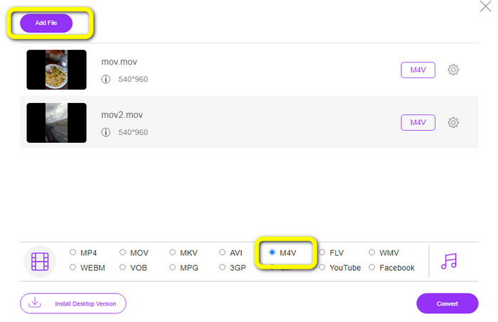 FVC Online Velg M4V