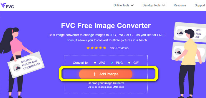 Add Images PNG Convert