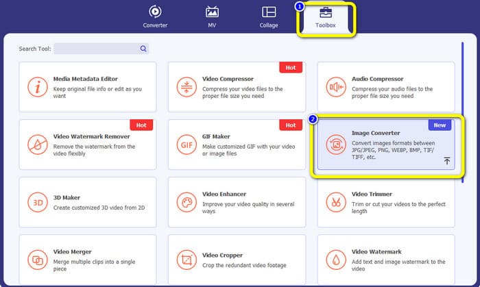 Alegeți Image Converter Tool