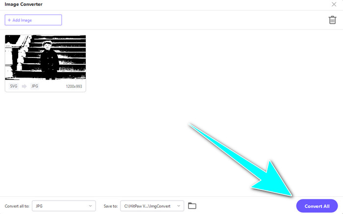 Cliquez sur Convertir tout Hitpaw