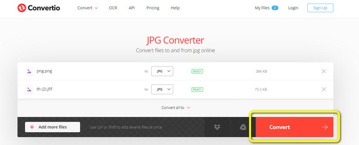 Convertio Image Converter Μετατροπή