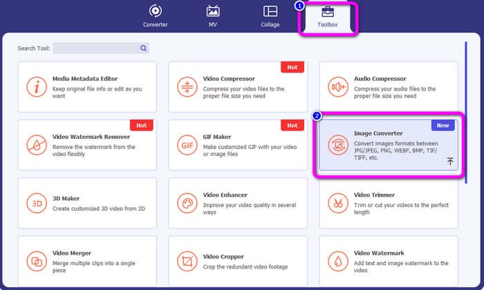 Conversie imagine offline Toolbox