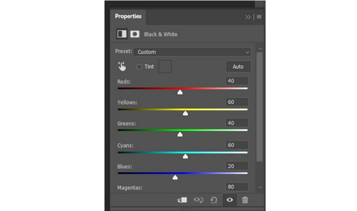 Photoshop Color Slider