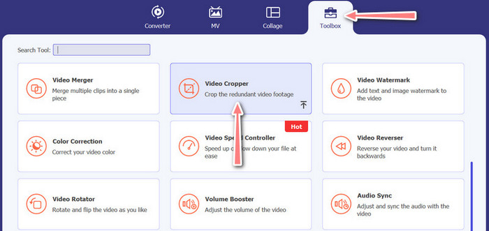 Greifen Sie auf Video Cropper zu