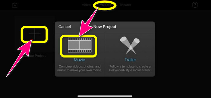 Tùy chọn phim iMovie