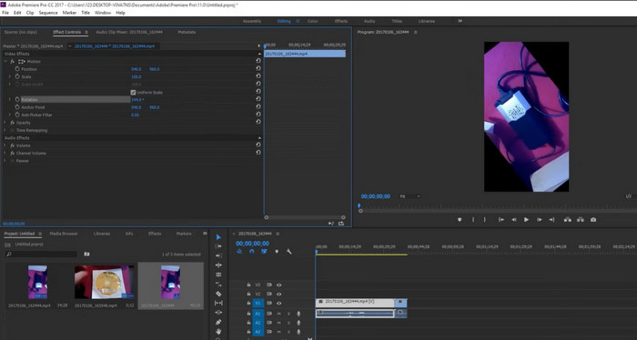 Premiere Pro Flip videó