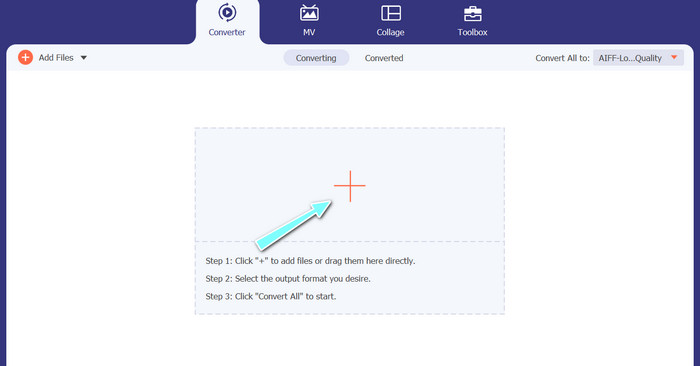 Aggiungi file audio MP3 a M4A