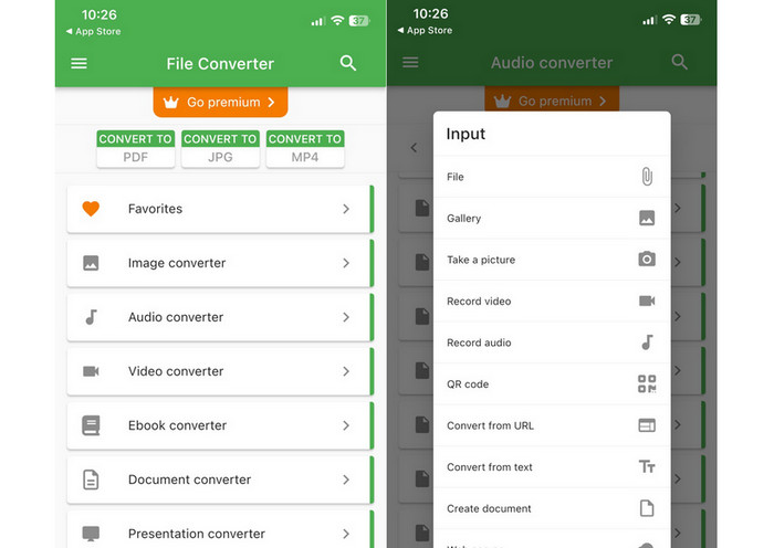 Convertitore di file iOS