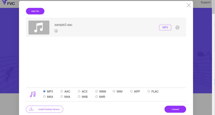 ตัวแปลง MP3 ออนไลน์ฟรี