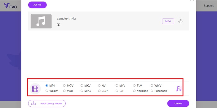 Convertidor MP4 gratuito en línea