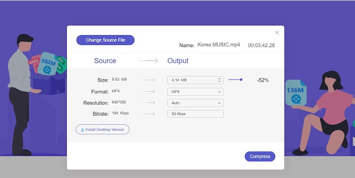 Compresser une vidéo en ligne