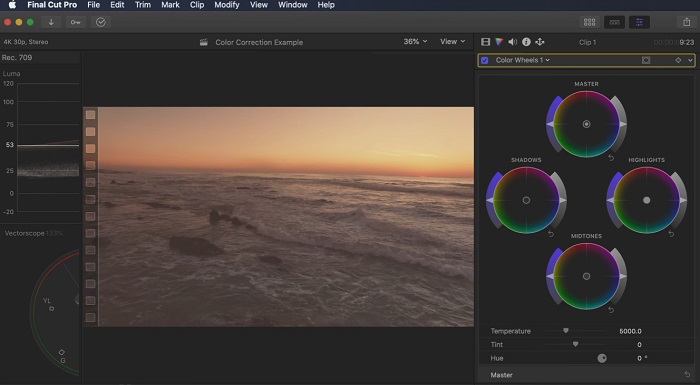 Chỉnh màu Final Cut Pro