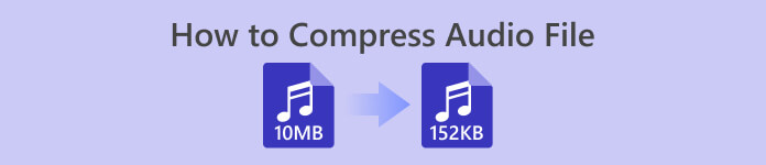 Hoe audiobestanden te comprimeren