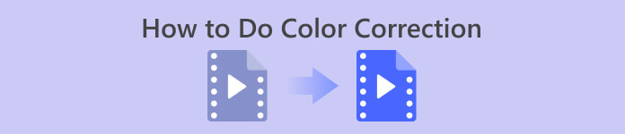 Cómo hacer la corrección de color